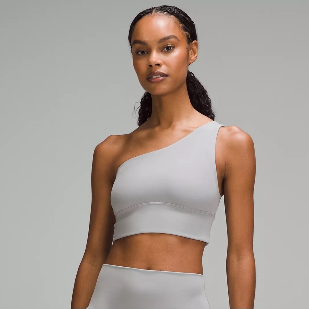 Lululemon Align Asymmetrical Bra Rhino Grey Size 6